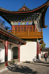 Obraz premium mu fu in lijiang,china