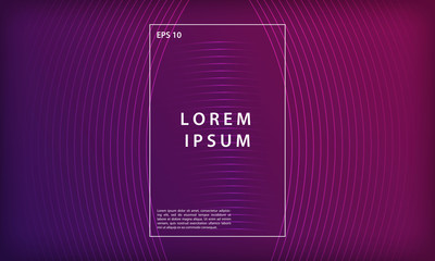 Obraz premium Abstract colorful minimal geometric line background. Trendy gradient shapes composition. Modern vector design template.