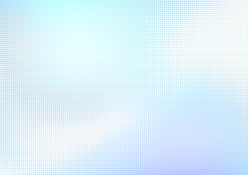 青いドットのハーフトーングラデーションデジタル背景