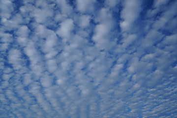 Cloud pattern in the sky with background.