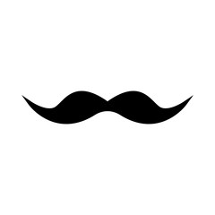 Mustache icon. Design template vector