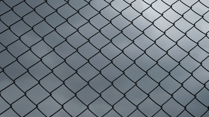 Fototapeta premium chain link fence