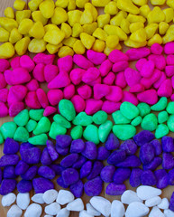 Fototapeta na wymiar multicolored candies bright juicy colors