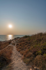 beautiful blue sky tropical coast beach paradise ocean summer sea at PP Island, Krabi,  Phuket, Thailand. guiding plan idea for backpacker go relax and rest on long weekend to see sunset and sunrise 