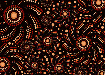 Dot seamless pattern background - Vector illustration