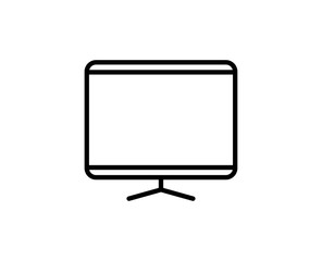 Computer line icon