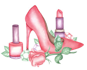 Composition women's shoes