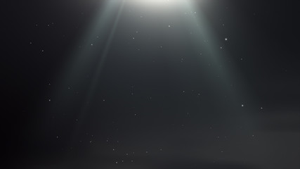 Abstract Dark Grey Light Ray particle with Flare Background.
