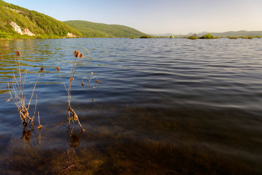 The flood in Krbavsko polje, Croatia