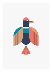 Flat Bird Illustration 11