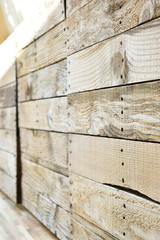 old wooden plank pallet for recycling timber wood industry
