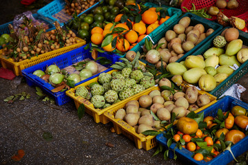 fresh fruits and vegetables
