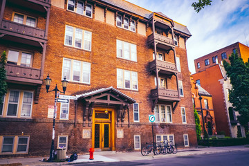 Street of Magil University, Montreal, Canada