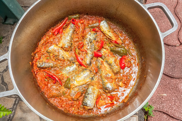 Sardines à la sauce créole 