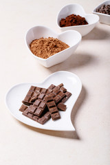 Saint valentine's day ceramic plates