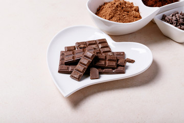 Saint valentine's day ceramic plates