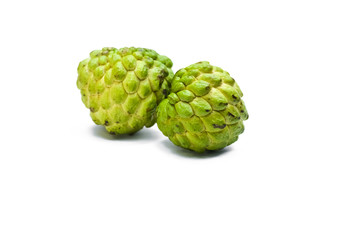 Custard Apple isolated on white background