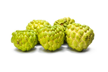 Custard Apple isolated on white background