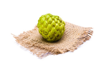 Custard Apple isolated on white background
