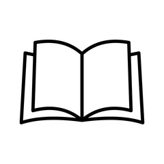 Open book icon vector design templates