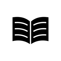 Open book icon vector design templates