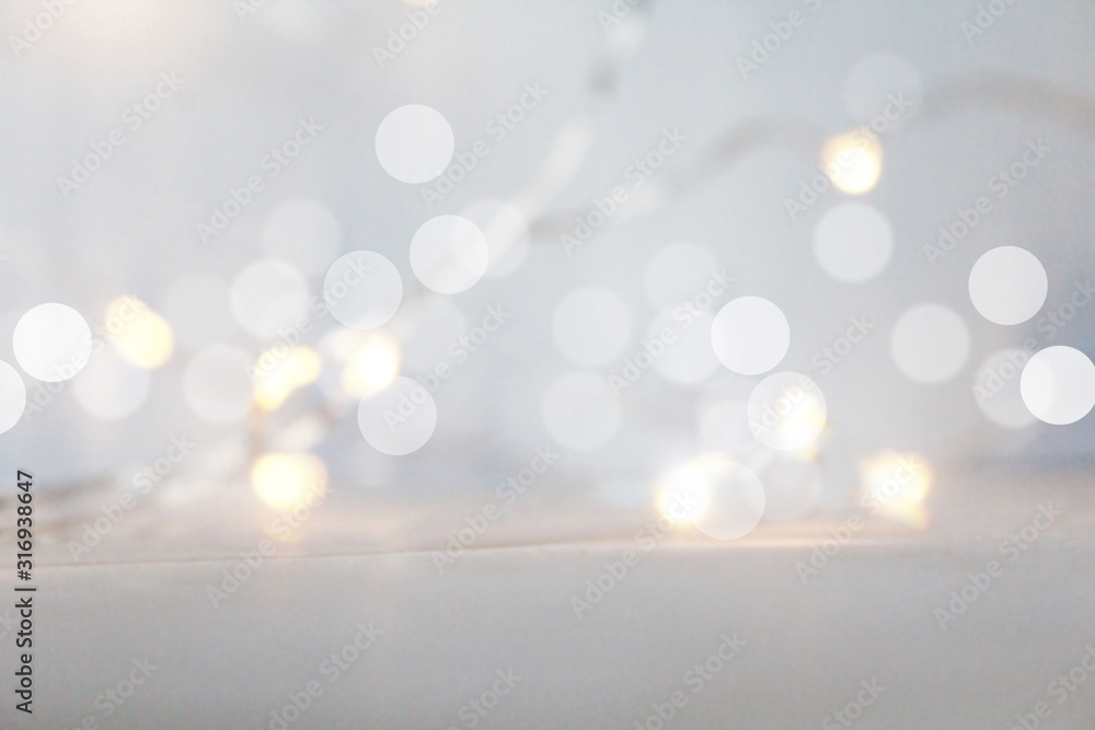 Wall mural soft astract background with bokeh for text