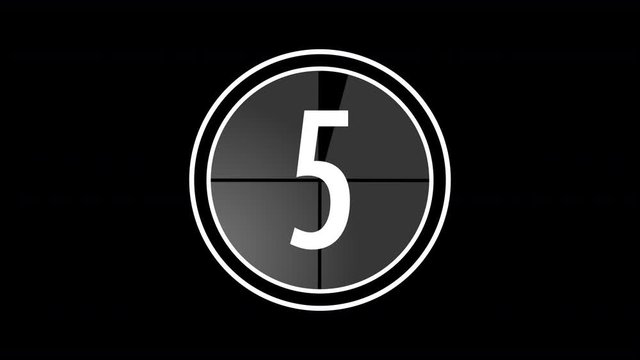 Countdown with 2 pip 4k 25fps Static