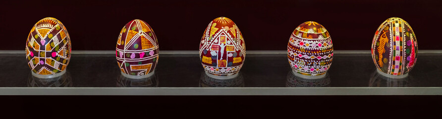 Pysanka. Ukrainian Easter eggs, museum Pysanky