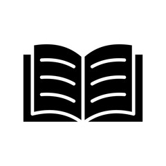 Open book icon vector design templates