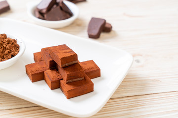 fresh and soft chocolate