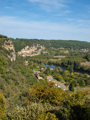  La Roque-Gageac scenic village on the Dordogne river, France