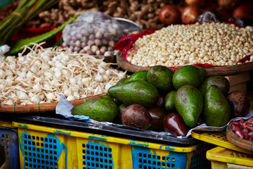 fresh fruits and vegetables