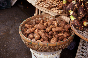 Various vegetable at Asian market 