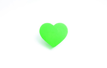 Green heart. 緑色のハート