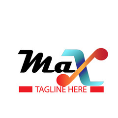 Max Logo Letter Vector Template Design Illustration
