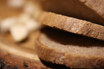 closeup of bread