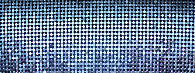 abstract luminous blurred blue background, metal mosaic, close up