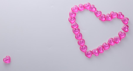 heart made of flowers