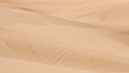 White sand landscape at Muine in Vietnam.