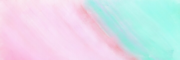 abstract painting lines with pastel pink, pale turquoise and baby pink colors