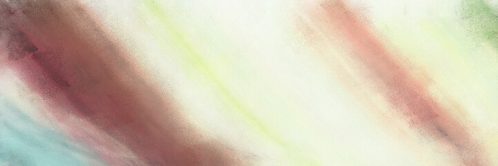 abstract painting banner texture with antique white, pastel brown and rosy brown colors