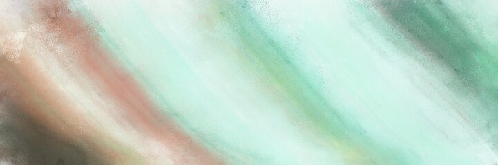 horizontal abstract painting colorful with light gray, pastel brown and cadet blue colors