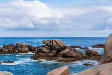 Ploumanac'h, Côtes-d'Armor, Bretagne, France.