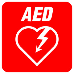 AED Emergency defibrillator AED icon