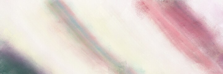 abstract painting banner colorful with antique white, dim gray and rosy brown colors