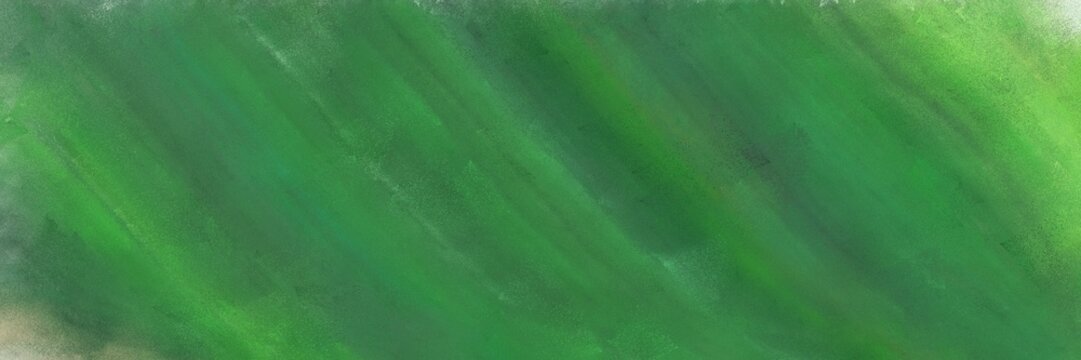 horizontal abstract painting with sea green, pastel green and pastel gray colors