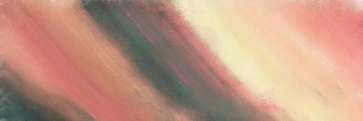 horizontal abstract painting design with rosy brown, dark salmon and dim gray colors