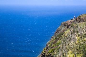 Fototapeta na wymiar Madeira island ocean and mountains landscape, San Lorenco cape, Portugal