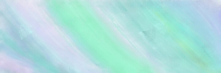 abstract painting banner colorful with powder blue, lavender and sky blue colors