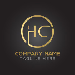 letter HC Logo Design Vector Template. Initial HC Letter Design Vector Illustration